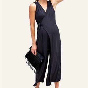 Nom Black Francesca Maternity Jumpsuit Size S